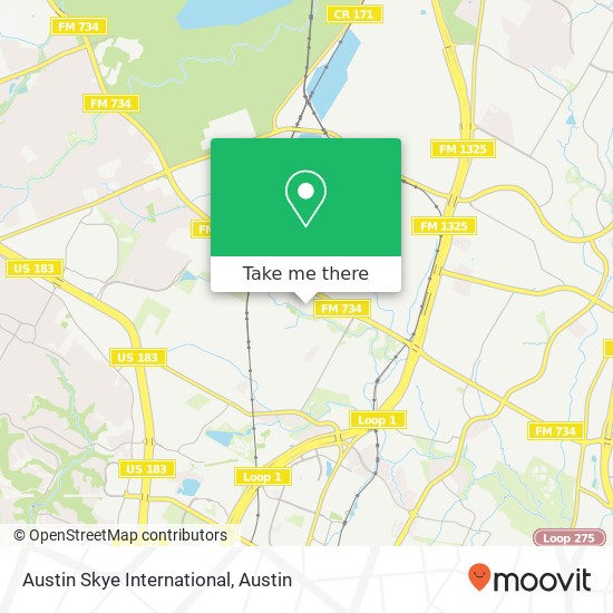 Austin Skye International map