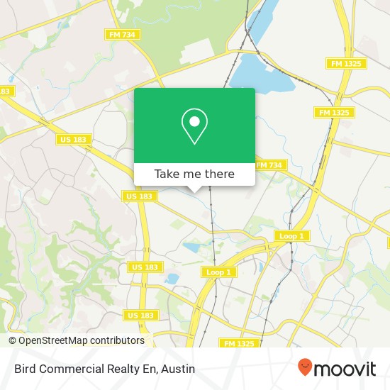 Mapa de Bird Commercial Realty En