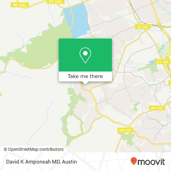 Mapa de David K Amponsah MD