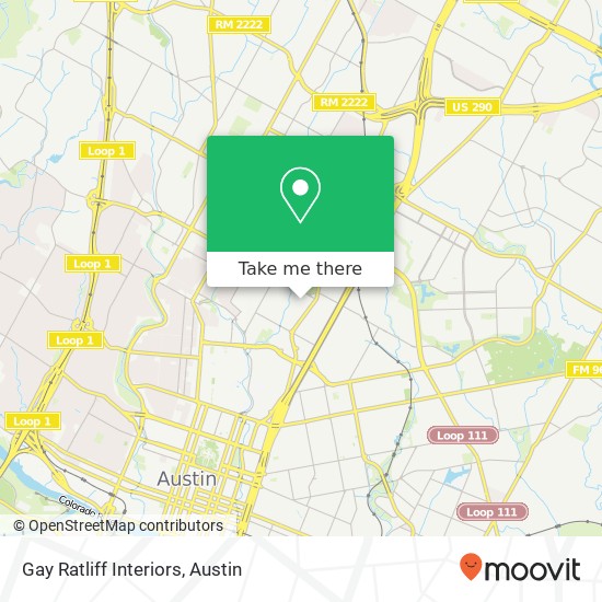 Mapa de Gay Ratliff Interiors