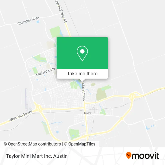 Taylor Mini Mart Inc map