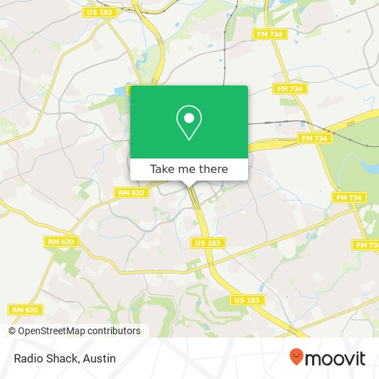 Mapa de Radio Shack