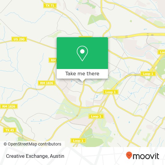 Creative Exchange map