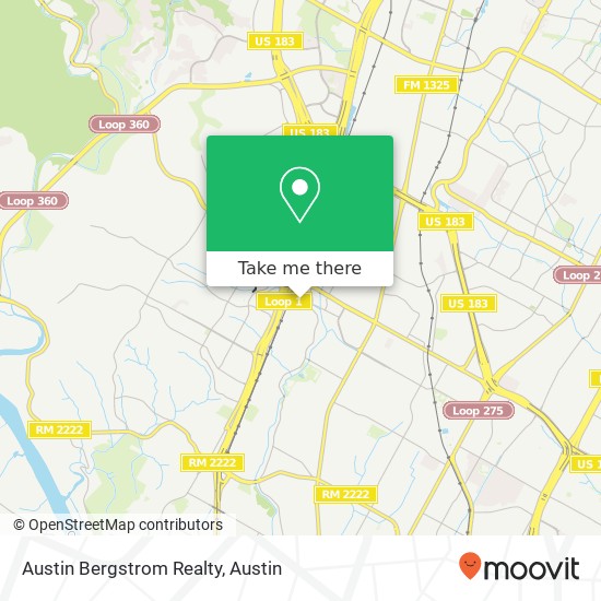 Mapa de Austin Bergstrom Realty