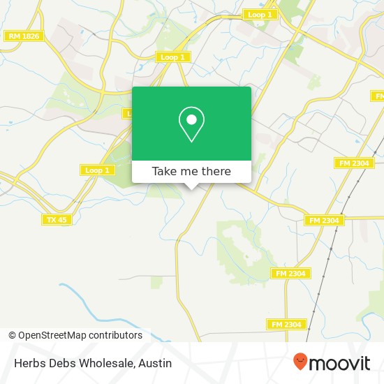 Herbs Debs Wholesale map