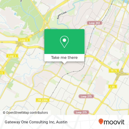 Mapa de Gateway One Consulting Inc