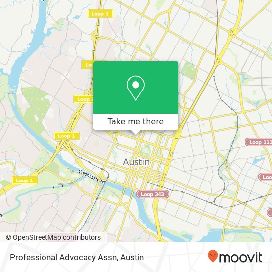 Mapa de Professional Advocacy Assn