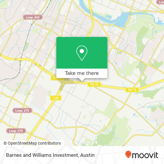 Mapa de Barnes and Williams Investment