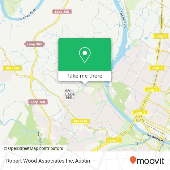 Robert Wood Associates Inc map