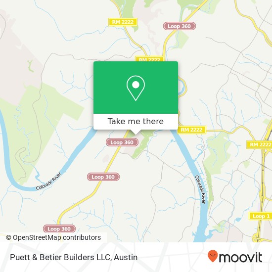 Puett & Betier Builders LLC map