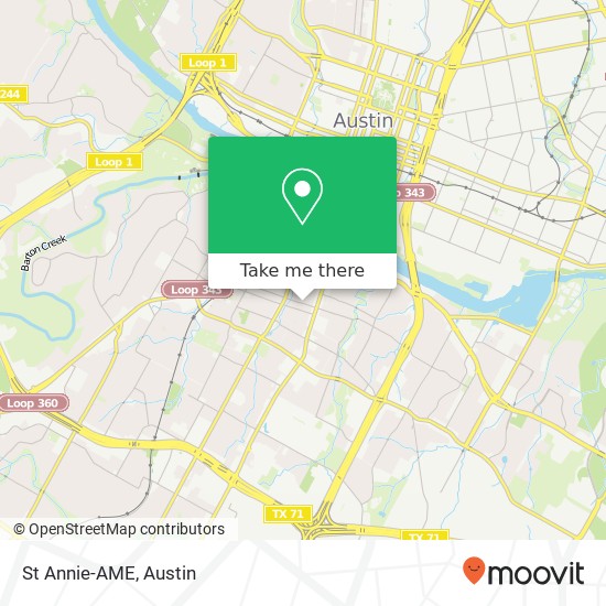 St Annie-AME map
