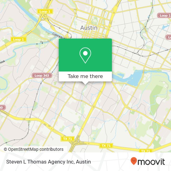 Steven L Thomas Agency Inc map