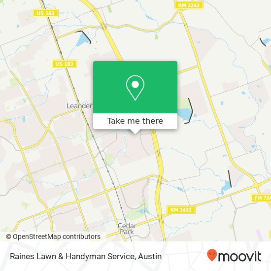 Raines Lawn & Handyman Service map