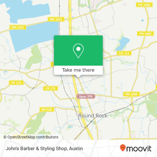 Mapa de John's Barber & Styling Shop