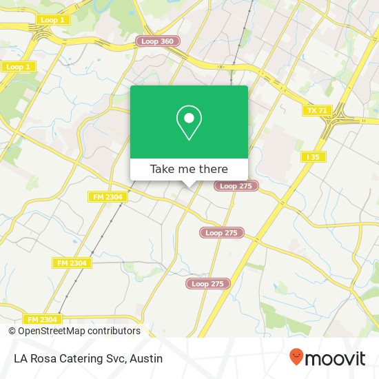 LA Rosa Catering Svc map