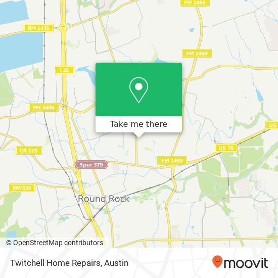 Twitchell Home Repairs map