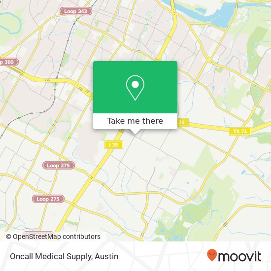 Oncall Medical Supply map