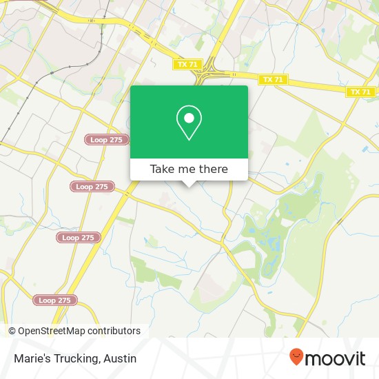 Mapa de Marie's Trucking