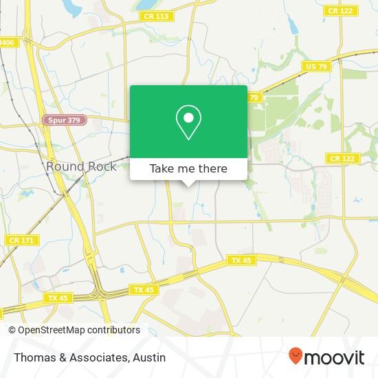 Mapa de Thomas & Associates