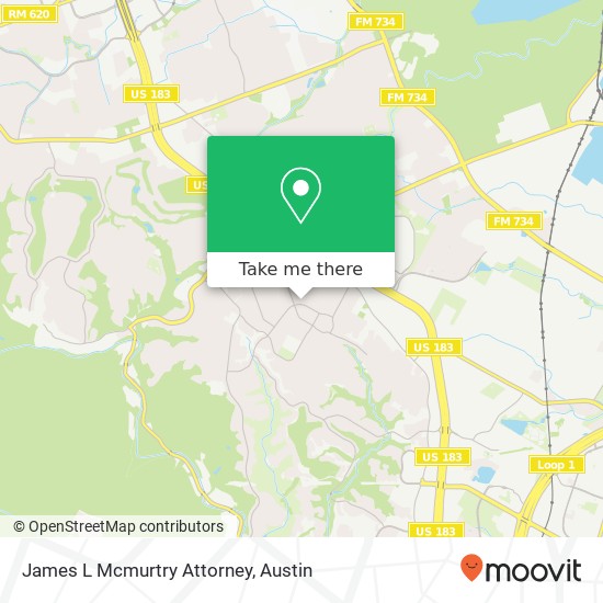 James L Mcmurtry Attorney map