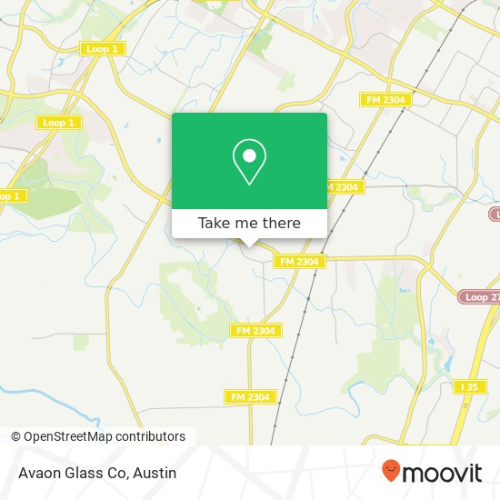 Mapa de Avaon Glass Co