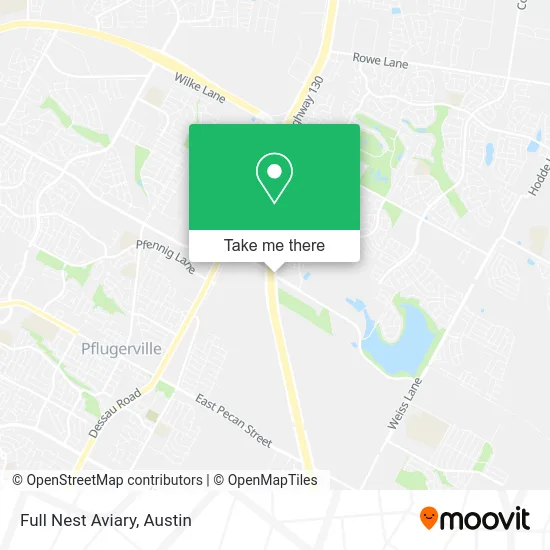Full Nest Aviary map