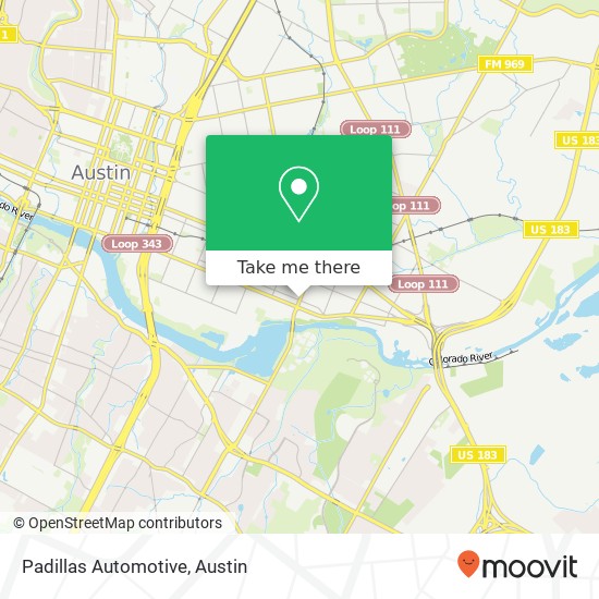 Padillas Automotive map
