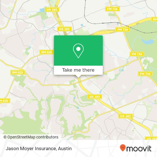 Mapa de Jason Moyer Insurance