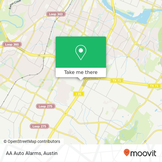 AA Auto Alarms map