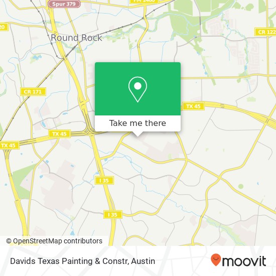 Davids Texas Painting & Constr map