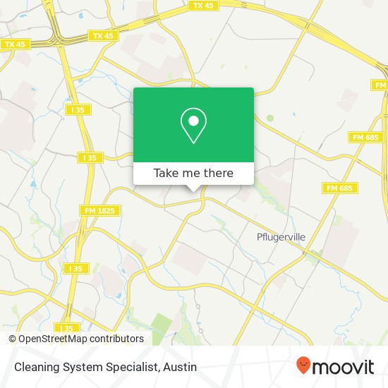 Mapa de Cleaning System Specialist