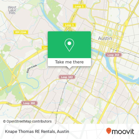 Knape Thomas RE Rentals map