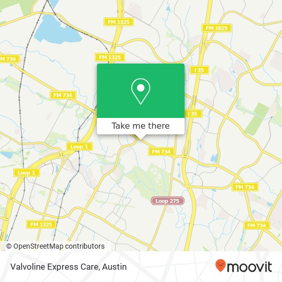 Valvoline Express Care map