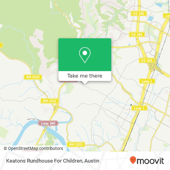 Mapa de Keatons Rundhouse For Children