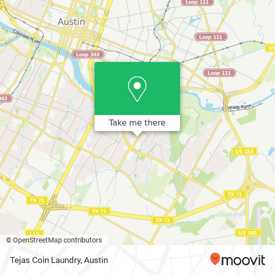 Tejas Coin Laundry map