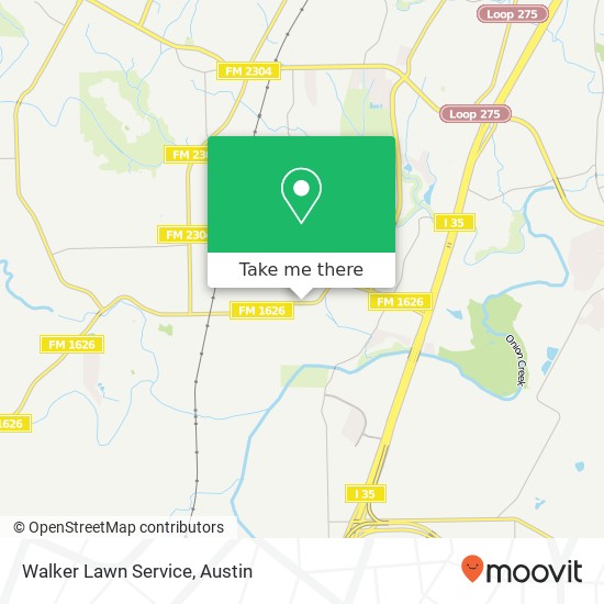 Walker Lawn Service map