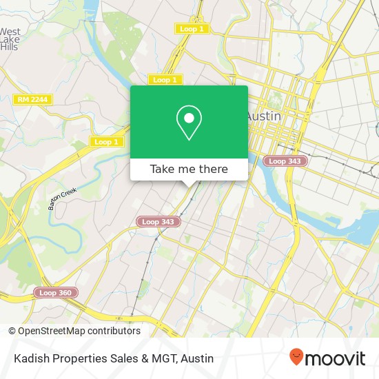 Mapa de Kadish Properties Sales & MGT