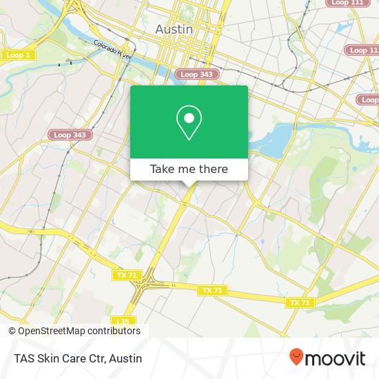 TAS Skin Care Ctr map