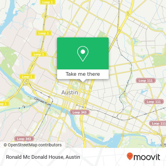 Ronald Mc Donald House map