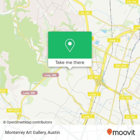 Monterrey Art Gallery map