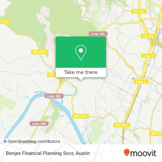 Mapa de Benjes Financial Planning Svcs