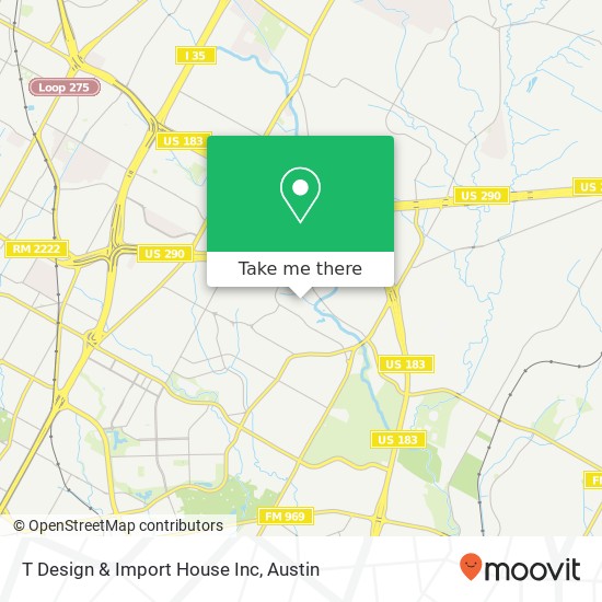 T Design & Import House Inc map