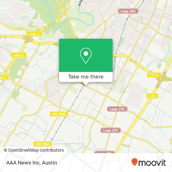 Mapa de AAA News Inc