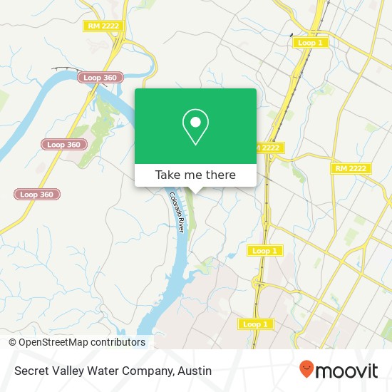 Secret Valley Water Company map