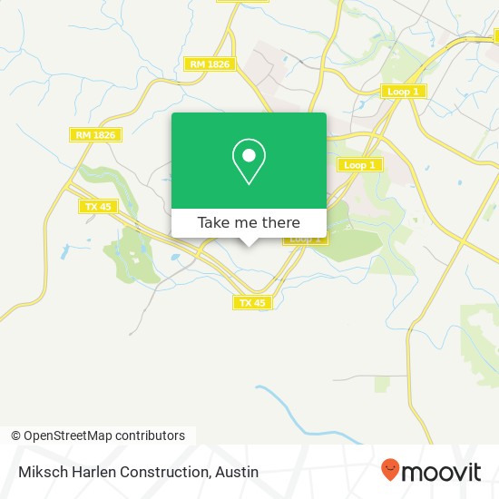 Miksch Harlen Construction map