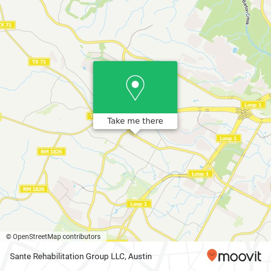 Sante Rehabilitation Group LLC map