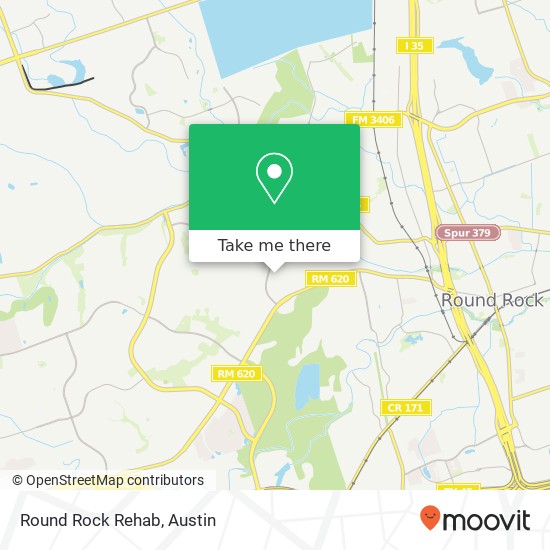 Mapa de Round Rock Rehab