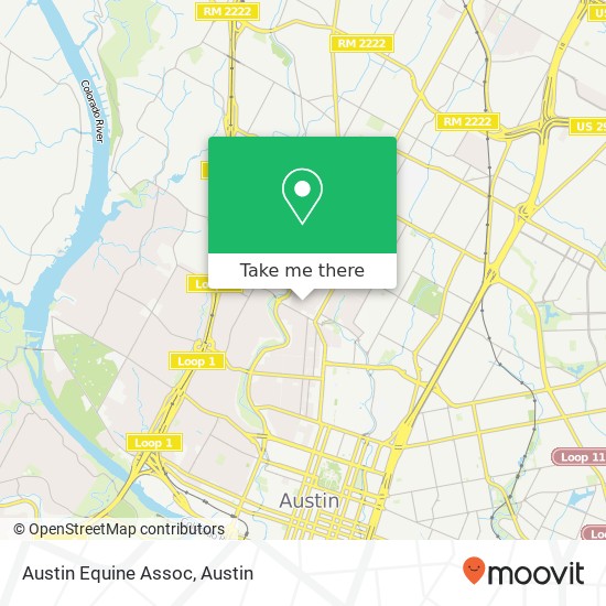 Austin Equine Assoc map