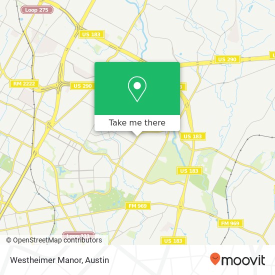 Mapa de Westheimer Manor