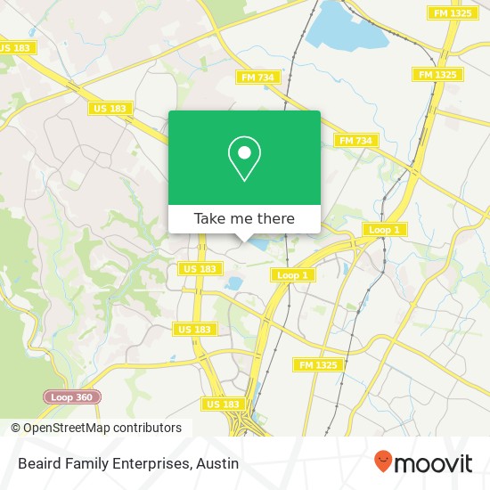 Beaird Family Enterprises map